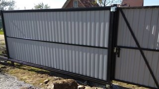 Купить сваи для ворот в Прохладный. Заказать ворота на сваях под ключ от 21903 руб